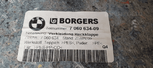 Tapicerka osłona klapy bagażnika BMW 3 E90 Sedan 7060634 4