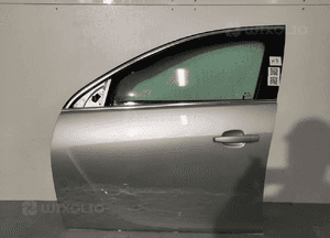 } DRZWI PRZÓD PRZEDNIE LEWE OPEL INSIGNIA I 1 A Z157 SREBRNE 1