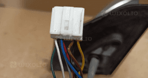 Lusterko prawe 9 pin toyota avensis T25 lift 1C0 uszkodzony 1 kabel 4