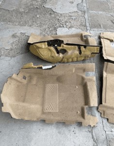 mercedes GL ml 164 dywan wykładzina beżowa przód tył beż 5