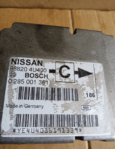 Moduł sensor Airbag poduszek Nissan Almera Tino 98820-4U400 3