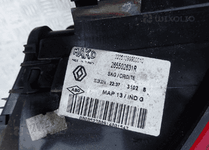 Lampa prawa tylna tył renault clio iv 265502631R radom 3