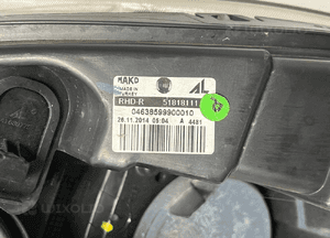 Lampa fiat doblo 2 ii opel combo d 2010- prawy przedni uk 51818111 10