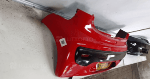 Zderzak tył tylny do citroen C1 kjh czerwony 2