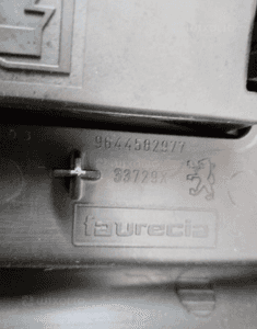 Schowek kierowcy lewy peugeot 407 czarny 9644582977 3