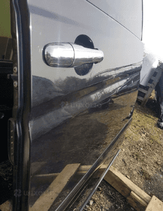 MERCEDES VITO II W639 Drzwi lewy TYL PRZESOWNE BDB STAN 12