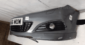 Zderzak przód przedni opel astra h 3 iii gtc Z155 szary halogeny 3