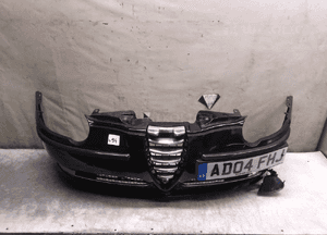 Zderzak przód przedni do alfa romeo 147 czarna 601/B halogeny 1