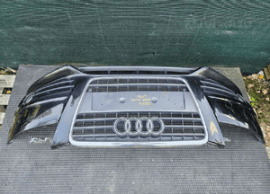 Zderzak Przód Przedni S-Line Czarny LY9B Atrapa Gril Kratki Halogeny Audi A4 B8 Sedan Kombi 09r 27