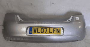 Zderzak tył tylny do toyota yaris ii 2 hb 1E7 srebrny 1