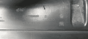 Kierownica wlot powietrza Opel Vivaro B Trafic III 214772888R 93866584 7