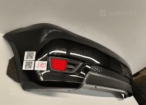 } ZDERZAK TYŁ TYLNY FORD FIESTA MK6 ST RS D2 CZARNY 3