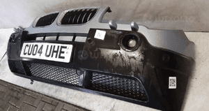 Zderzak przód przedni bmw X3 E83 spryski xenon czujniki pdc halogeny titansilver srebrny 3