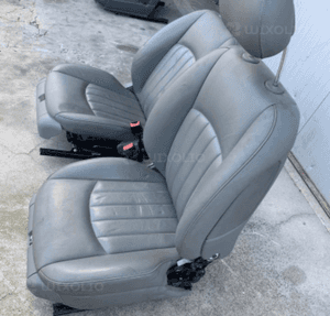 MERCEDES CLS 219 fotel fotele przod SZARA skóra  grzane 13