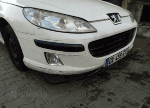 Peugeot 407 zderzak przod  przedni halogen 3