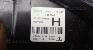 Halogen lewy przód nissan qashqai ii J11 lift  90078636 3