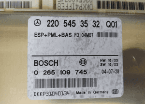 MERCEDES ML GL 164 163 S 220 S 221 E 211 CLS 219 CL 215 -  moduł ESP 2