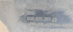 Osłona podwozia płyta lewa Seat Ibiza IV 6J 6Q0825201H 6
