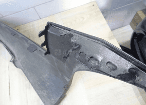 Spoiler zderzaka tył volvo V90 cross country 31383339 11