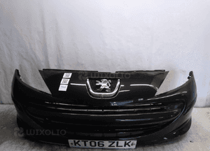 Zderzak przód przedni do peugeot 207 exl exld czarny 2