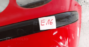 Zderzak przód przedni do vw volkswagen polo 9N LC3K czerwony 2
