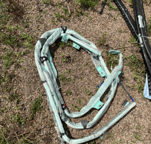 MERCEDES ML 164 lift  kurtyna air bag miękka  lewa prawa 5