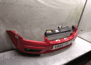 Zderzak przód przedni do ford focus MK2 ii czerwony halogeny 3