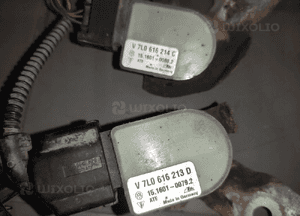 AUDI Q7 4L LIFT CZUJNIK POZIOMOWANIA ŚWIATEŁ LAMP LEWY PRAWY PRZÓD ORYGINAŁ 9