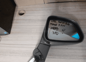 Lusterko prawe opel antara 9 pin Z179 szare 2