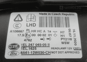Lampa przednia przód lewa ford fiesta MK7 2008-2012 nowa oryginał 10