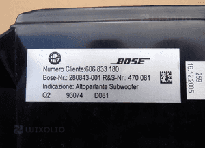 SOOBWOOFER ALFA ROMEO GT 606833180 3