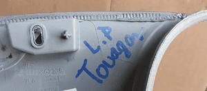 Osłona poszycie słupka lewa VW Touareg 7L6867239GB 6
