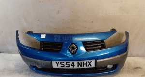 Zderzak przód przedni do renault megane ii 2 TEI45 niebieski halogeny 1