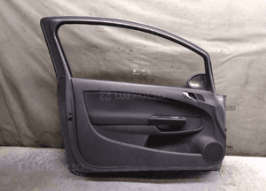 Drzwi przód przednie lewe opel corsa d Z163 szara 3D 3 drzwi hb 4