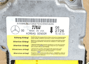 Mercedes W169 A sterownik moduł sensor poduszek powietrznych airbag 1