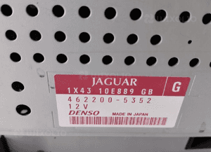 Radio cd wyświetlacz ekran nawigacji jaguar x-type 462200-5352 1X4310E889GB 4