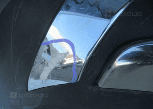 Dokładka tylna dyfuzor tylny mercedes ml W166 2011-2015 4