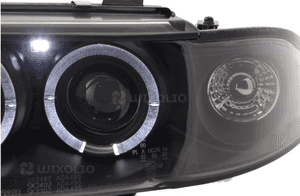 Lampy reflektory do audi A4 od 1994 do 1998. roku soczewki ringi led 4