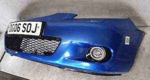 Zderzak przód przedni do mazda 3 iii hb hatchback spryskiwacze lamp xenon halogeny niebieski 3