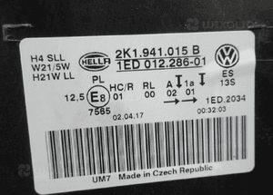 Lampa przednia przód lewa vw caddy iii 3 lift 2K1 2015-2020 11