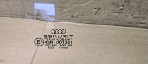Szyba lewy tył tylna lewa Audi A4 B6 Sedan AS2 4