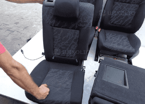 FOTELE SIEDZENIA MATERIAŁ KOMPLET PEUGEOT 3008 I 7