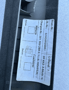 MERCEDES G 463 słupek A osłona słupka alcantara   AMG prawy 4