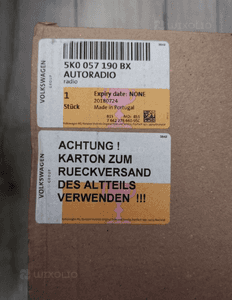 Radio RCD 510 Volkswagen 5K0057190BX 5