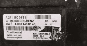 MERCEDES c 180 e 200 clk slk 271 cgi komputer stacyjka klucz komplet A 2711500391 2