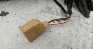 AUDI A4 B7 LY7G lusterko lewe zewnętrzne elektryczne 5PIN 6