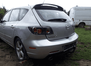 Mazda 3 BK 03-09 Klapa tylna szyba tylna w kolor 22V Spojler 5