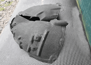 Nadkole 8K0821171G 8K0821172G Lewe Prawe Przod Przednie Chlapacz Praciane Materiał Oslona AUDI A4 B8 Sedan Kombi 36