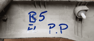 Osłona poszycie słupka prawy tył VW Passat B5 3B0867288C 5