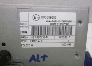 FORD FIESTA MK8 RADIO BLUETOOTH 3